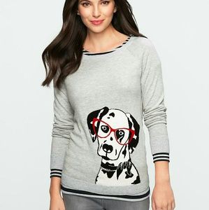 Super cute hipster Dalmatian sweater size small